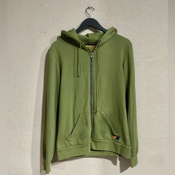 Aviator Nation Tops - Aviator Nation | Gold Lightening Bolt Zip Up Hoodie Size: Medium